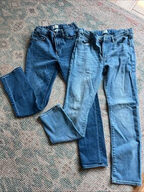 Crewcuts boys Jeans duo in Light and Medium Blue Washes